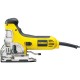 Электролобзик DeWalt DW333K, 701Вт, рез 130 мм, молот. рукоятка, электроника, чемодан.