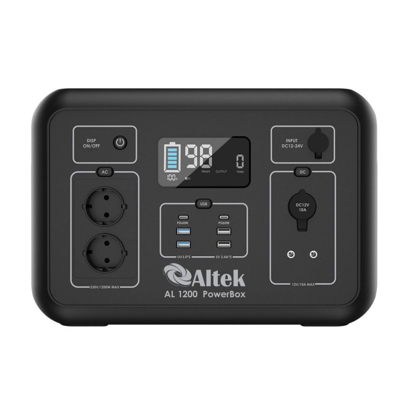Портативна зарядна станція ALTEK PowerBox AL 1200 (1132 Вт·г)