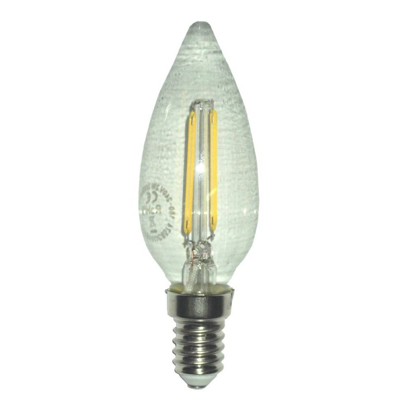 Светодиодная лампа BudFlex LED E14 2W 4100K (UD-Fila-C35)